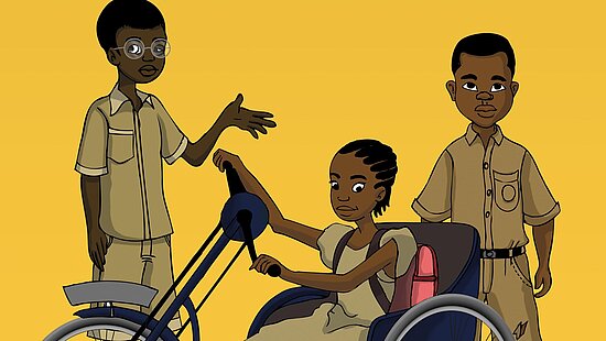 Nadia - Geschichte einer Kämpferin - Behinderung - Comic