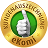 eKomi Kundenauszeichnung in Gold