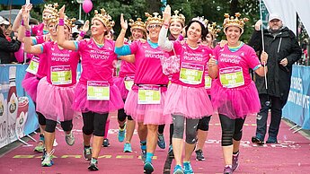 Das Königinnen-Team hatte sichtlich Spaß. © Norbert Wilhelmi