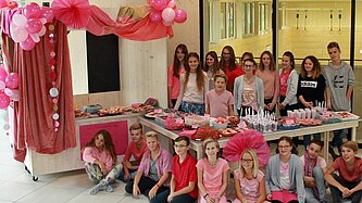 Die Schüler der Achatklasse (7/8) der Montessorischule Neuötting