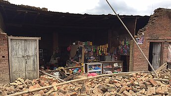 Zahlreiche Häuser in den betroffenen Regionen wurden zerstört oder stark beschädigt.