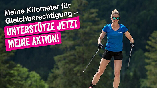 Vanessa sammelt Kilometer für Gleichberechtigung