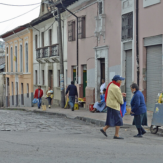 Altstadthäuser in Guayaquil