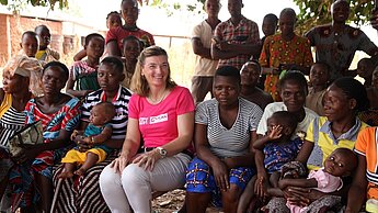 Dorothee Ritz in Benin