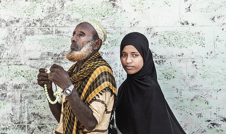 Ali mit seiner Tochter Seyida