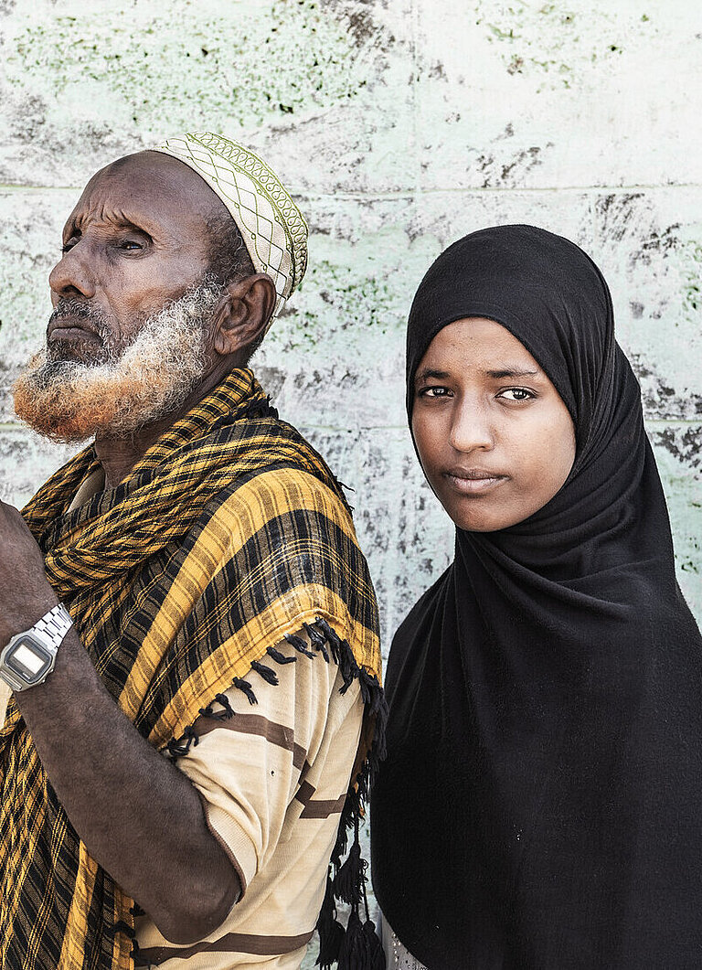 Ali mit seiner Tochter Seyida
