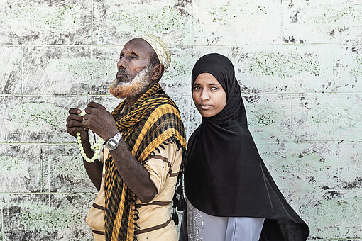 Ali mit seiner Tochter Seyida