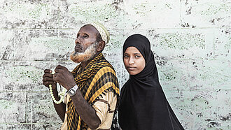 Ali mit seiner Tochter Seyida