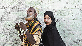 Ali mit seiner Tochter Seyida