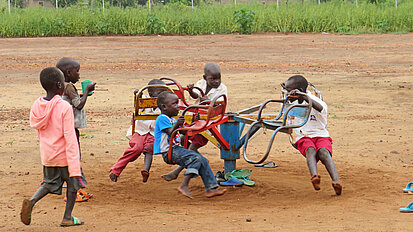 Kinder aus dem Projekt in Uganda