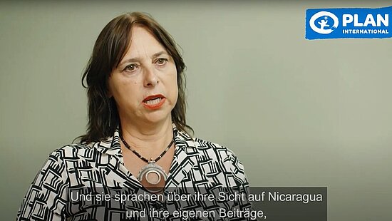 Die Länderdirektorin von Plan in Nicaragua, Johanna Langbroek