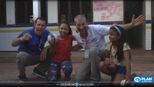 Dominik Klein besucht das Patenkind der VELUX EHF Championsleague
