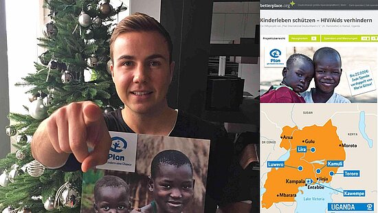 Mario Götze startet Spenden-Aktion für Uganda