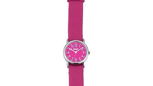 10173 Armbanduhr, pink, Detail