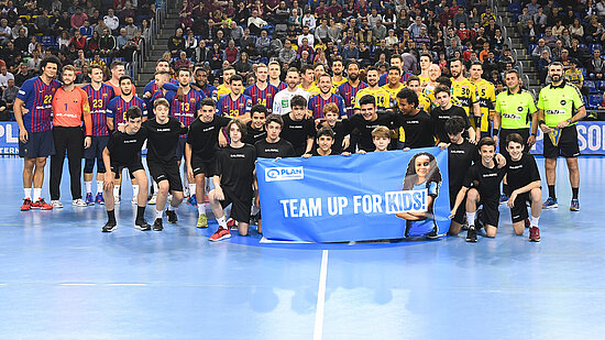 Plan ist Charity-Partner der EHF Champions-League