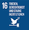  Symbol für SDG 3: Gesundheit und Wohlergehen – Herzfrequenzlinie mit Herzsymbol auf grünem Hintergrund.