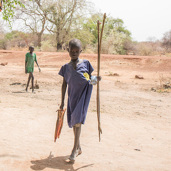 Mädchen in Südsudan