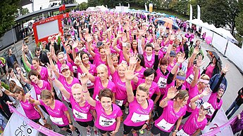 Auf geht's! Motivierte Läuferinnen an der Startlinie. © CRAFT Women's Run / Norbert Wilhelmi