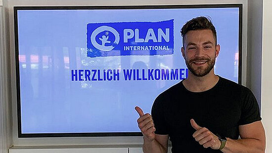 Erik Jäger wird Botschafter für Plan International