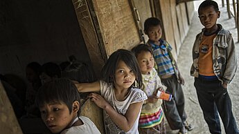 120.000 Menschen wurden bislang von den Gefechten in Kachin aus ihren Dörfern vertrieben. © Plan / Kaung Htet