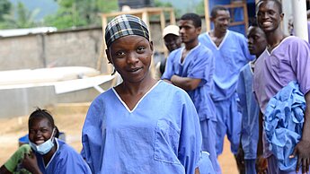 In Sierra Leone gab es die meisten Todesopfer durch Ebola. ©Plan/Neil Brandvold