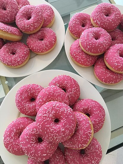 Pink Donuts bei FRoSTA Pink Donuts bei FRoSTA