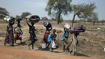 Rund 1,5 Millionen Menschen aus Südsudan befinden sich auf der Flucht.