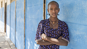Yekeba ist eine von vielen Mädchen und Frauen, die sich gemeinsam mit Plan gegen Frühverheiratunng einsetzen. © Plan International / Maheder Haileselassie Tadese