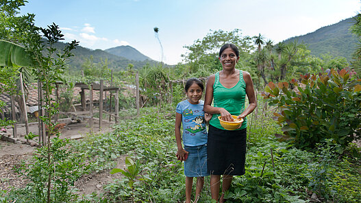 Schulgärten und Aufforstung in Guatemala