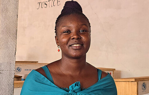 Christelle aus der Zentralafrikanischen Republik