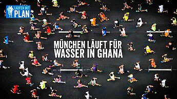 Über 2.000 Euro Spendegelder kamen beim München Marathon zugunsten des Wasser-Projektes in Ghana zusammen