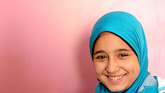 Hebatallah lernte durch das "Safer Cities"-Projekt, wie sie sich vor Belästigungen schützen kann. © Plan International / Essam Saad