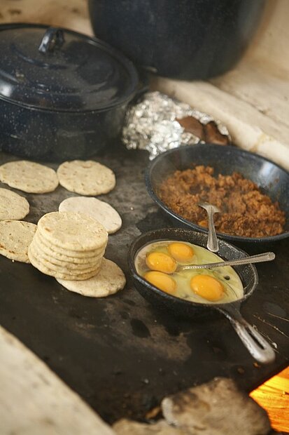 Kochen in Honduras.