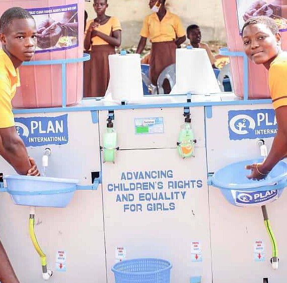 In Ghana fördern wir von Plan International Projekte zu Verbesserung der Wasserversorgung.