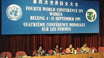 4. Weltfrauenkonferenz in Peking 1995