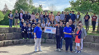 Gemeinschaftsschule Schaumberg Theley übergibt Spende an die AG Saarbrücken, 2022