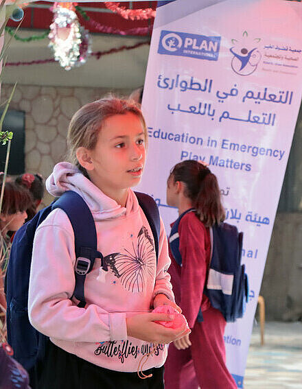 Kinder im Lernzentrum in Gaza