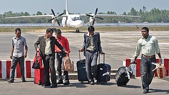 Inlandsflug Bangladesch - Foto M.Tornow1