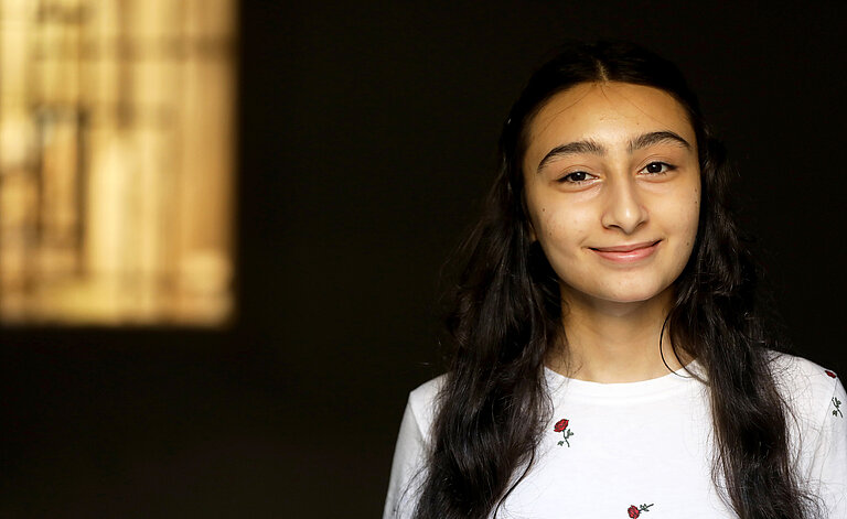 Saman hat in mehreren Therapiesitzungen gelernt, ihre traumatische Erfahrung zu verarbeiten. ©Marwan Tahtah/Plan International