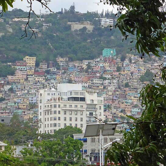 In der Innenstadt von Port-au-Prince