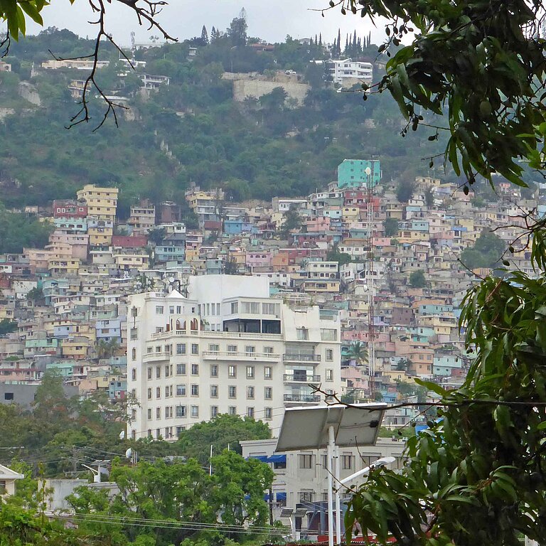 In der Innenstadt von Port-au-Prince