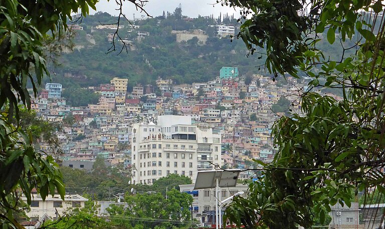 In der Innenstadt von Port-au-Prince