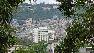 In der Innenstadt von Port-au-Prince