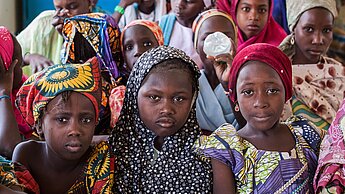 Mädchen in der Tschadsee-Region