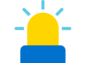 Flucht Icon: Alarm