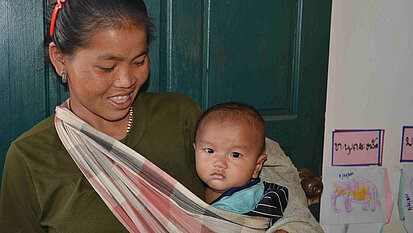 Wir helfen Kindern in Laos gesund aufzuwachsen. 