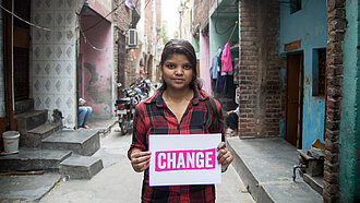 „Power. Progress. Change.“ So lautet das Motto der diesjährigen Women Deliver-Konferenz in Kanada. © Plan International / Vivek Singh