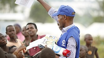 Die Hälfte der Flüchtlinge in Ruanda sind Kinder © Plan