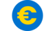 Icon eines Eurozeichens.