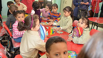 Ein Beispiel für einen sicheren Ort für Kinder durch Plan. ©Plan